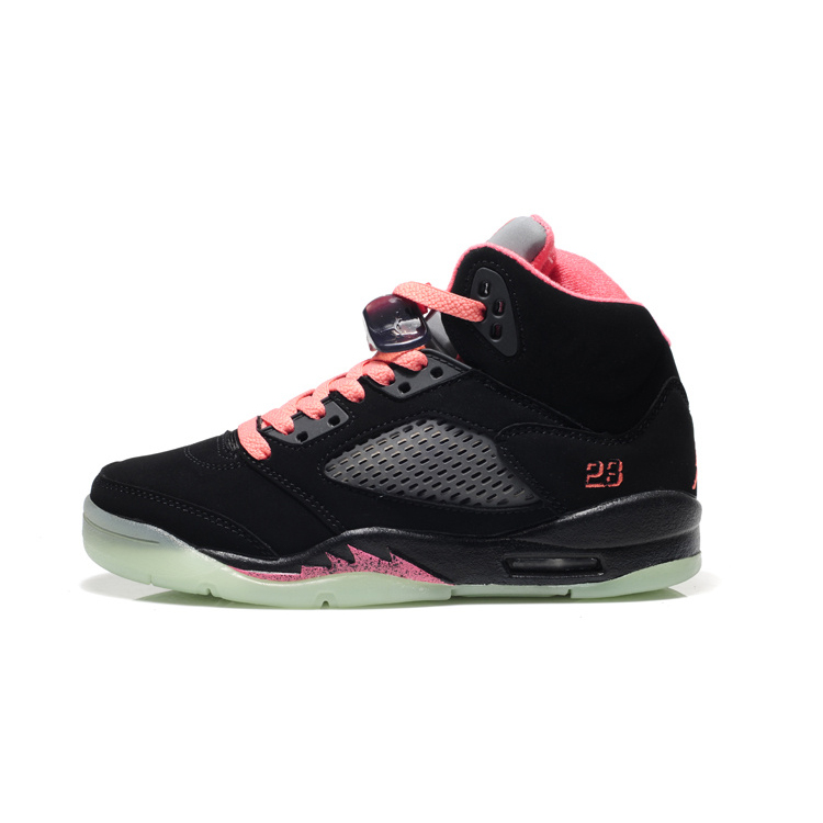 Air Jordan 5 GS Fluorescent Mid Black Pink